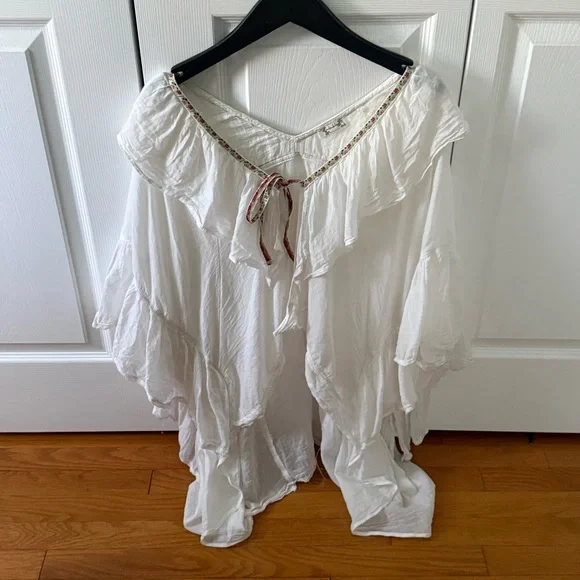Free People Morning Light Robe in White - Picture 3 of 5